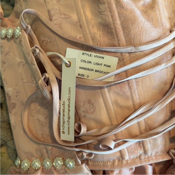 V. Chapman Pink Strapless Dress - Picture 7 of 7